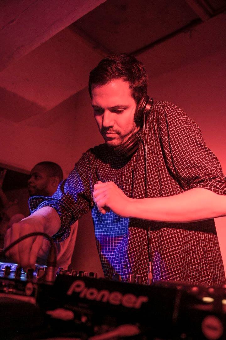 Alex Phountzi at CoOp Presents event at Hoxton Basement, London, 2017. Photo by Alex Coley.